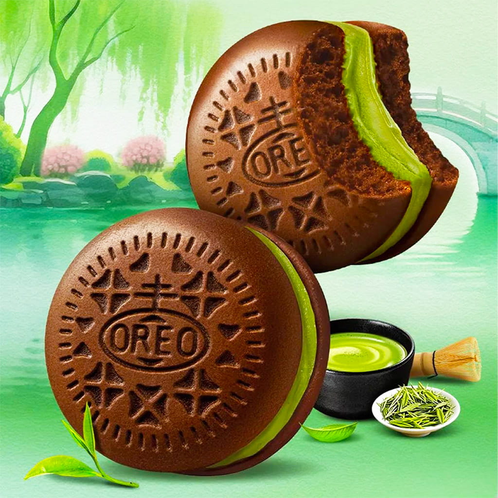 Oreo Longjing Cloud Cake - Matcha Flavour - Chinese Edition - Image 2
