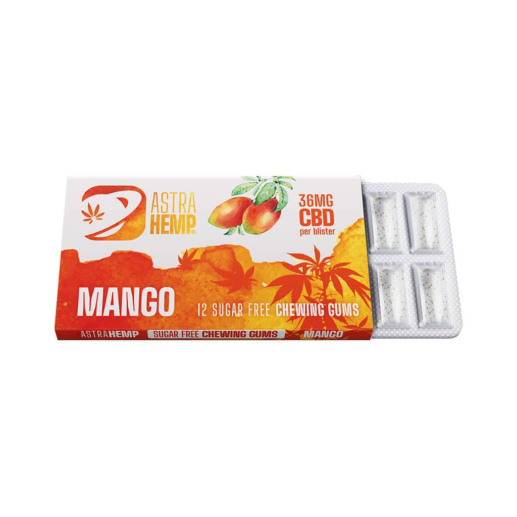 Astra Hemp Mango Chewing Gum (36mg CBD)
