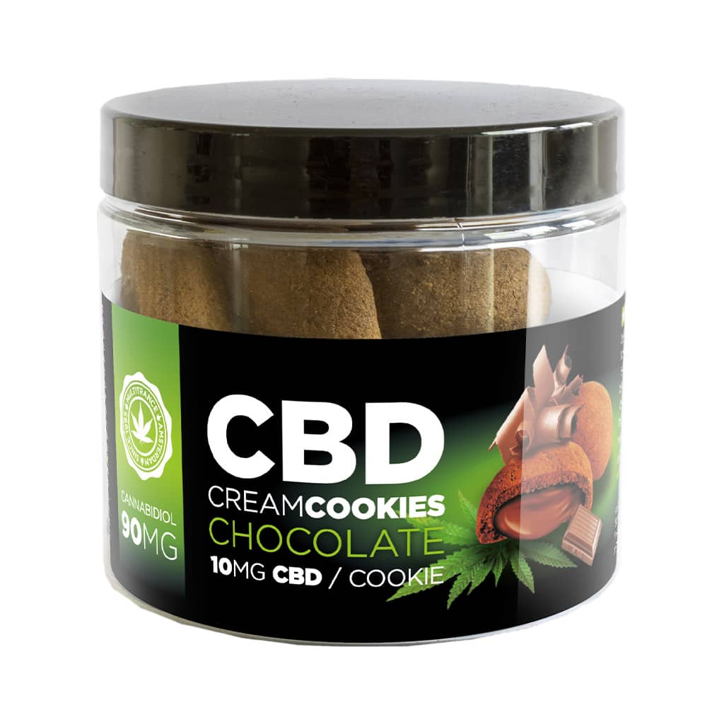 CBD Chocolate Cream Cookies (90mg) – Jar