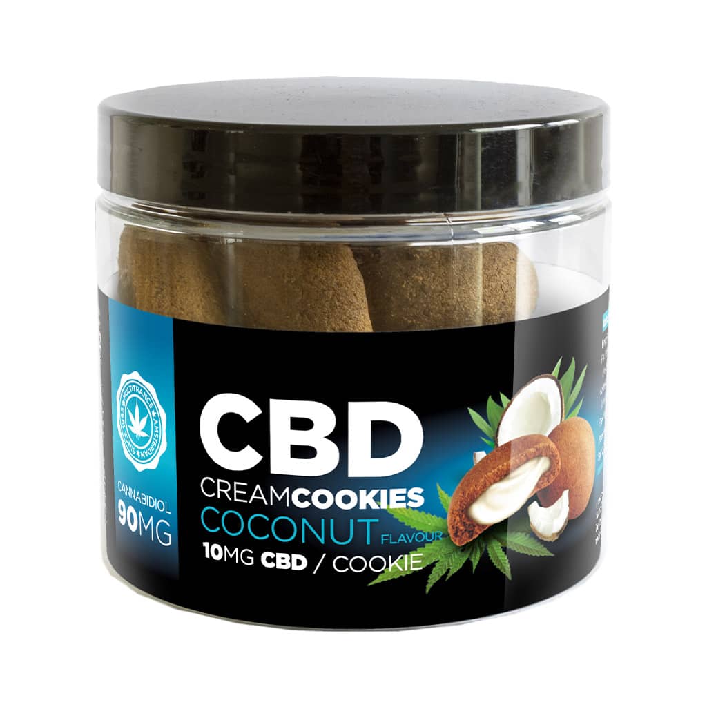 CBD Coconut Cream Cookies (90mg) – Jar