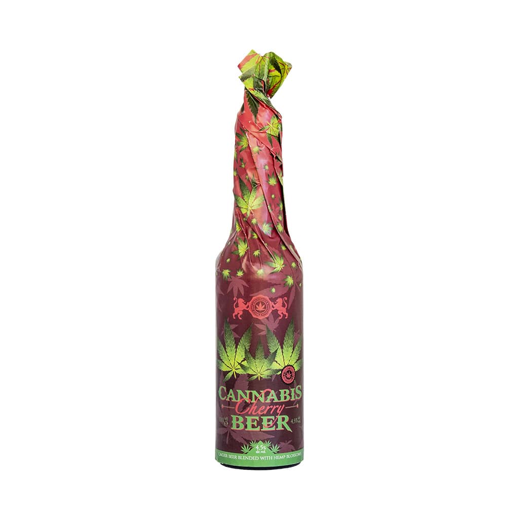 Cannabis Cherry Beer (330ml) – Hand Wrapped
