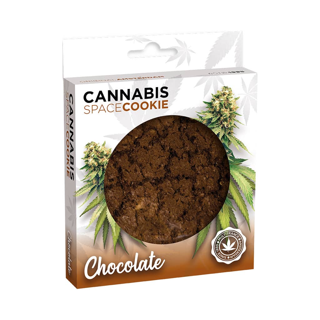 a delicious Multitrance cannabis chocolate flavoured space cookie