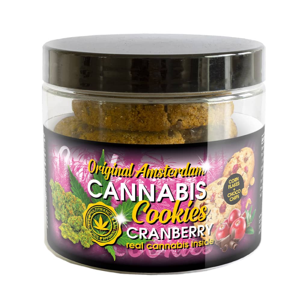 Cannabis Cranberry Cookie Bites – Jar