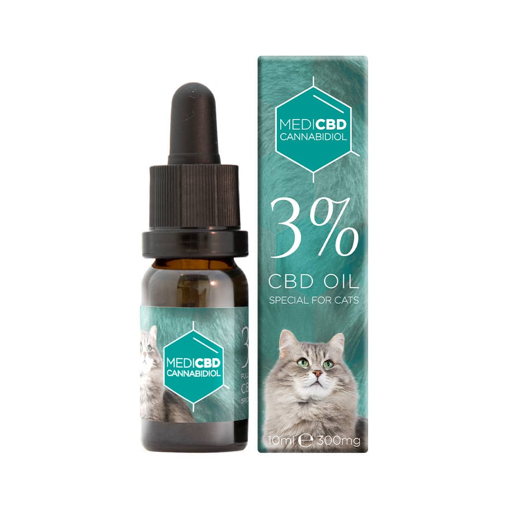 MediCBD 3% Cannabidiol Oil for Cats (10ml)