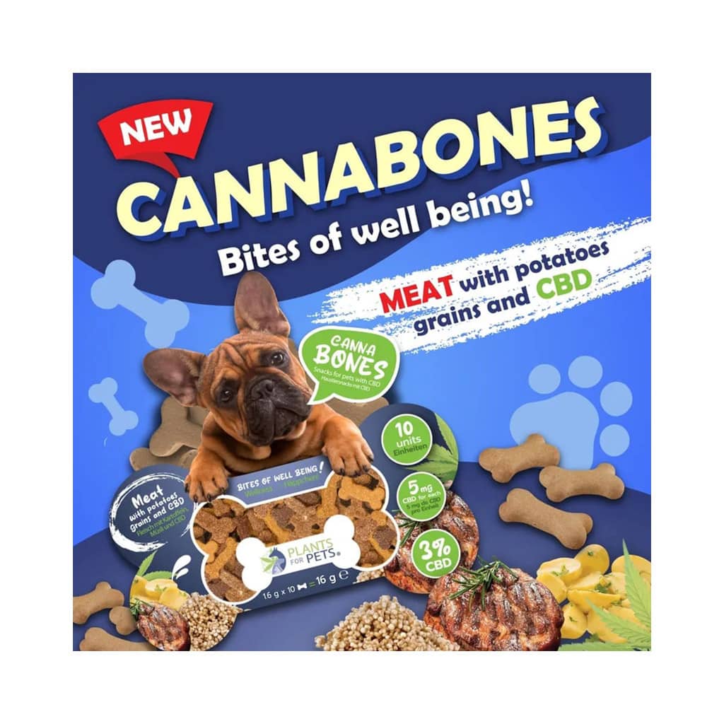 Canna Bones 3% CBD Treats for Dogs (FR/IT) | Multitrance