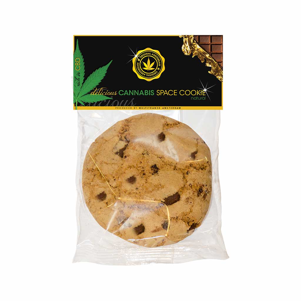 a delicious American style Multitrance cannabis vanilla flavoured cookie