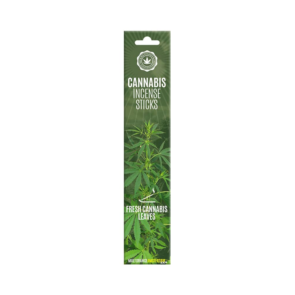 Fresh Cannabis Leaves Scented Incense Sticks