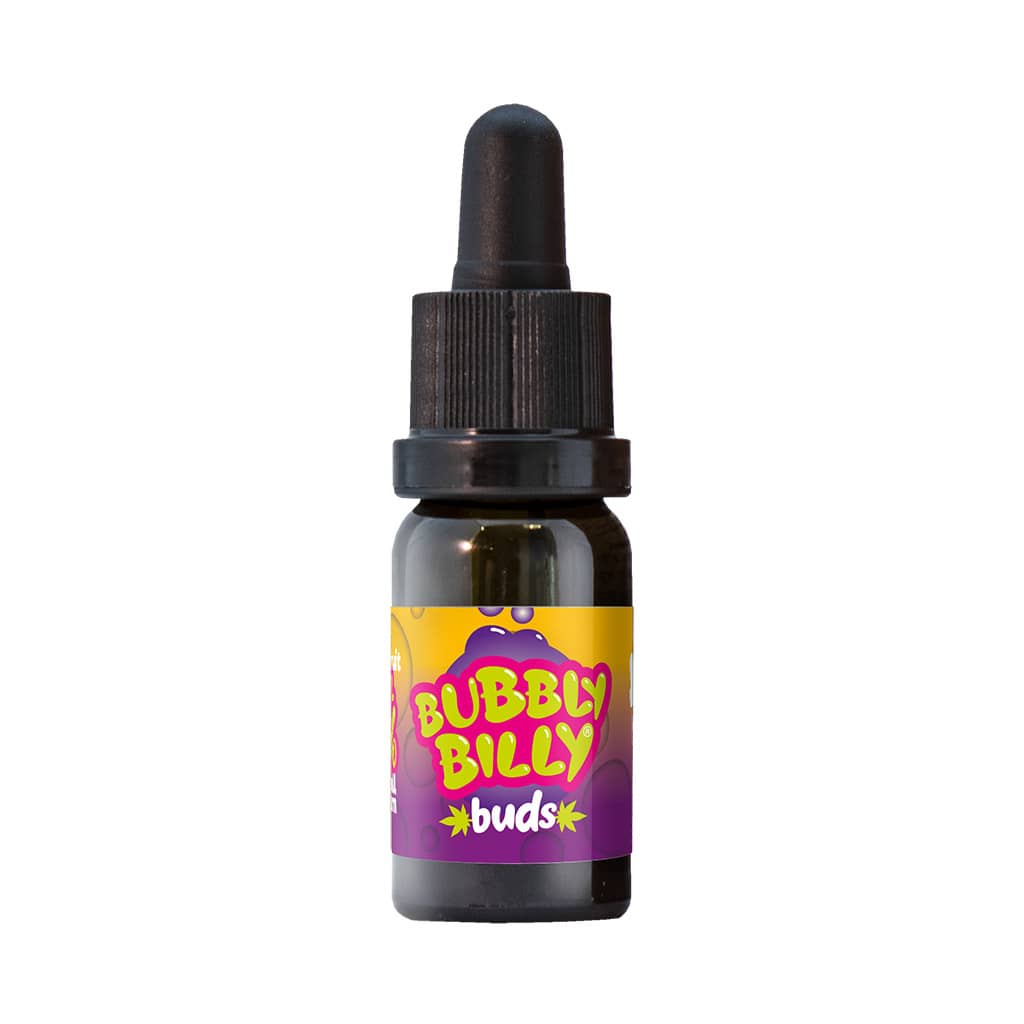 a single 10ml bottle of Bubbly Billy Buds full spectrum 30% Passion Fruit Flavoured CBD oil