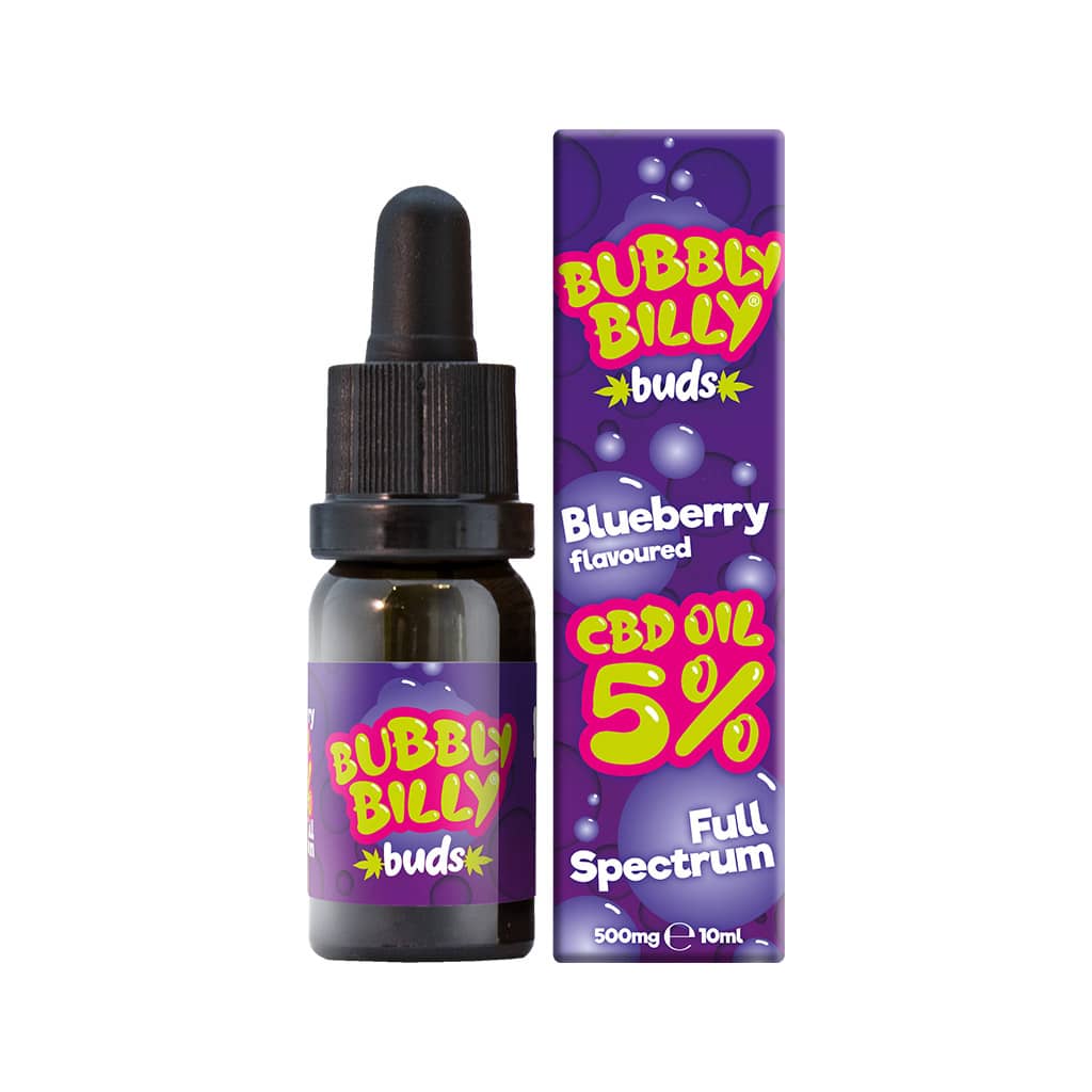 Bubbly Billy Buds 5% Blueberry Flavoured CBD Oil (10ml)