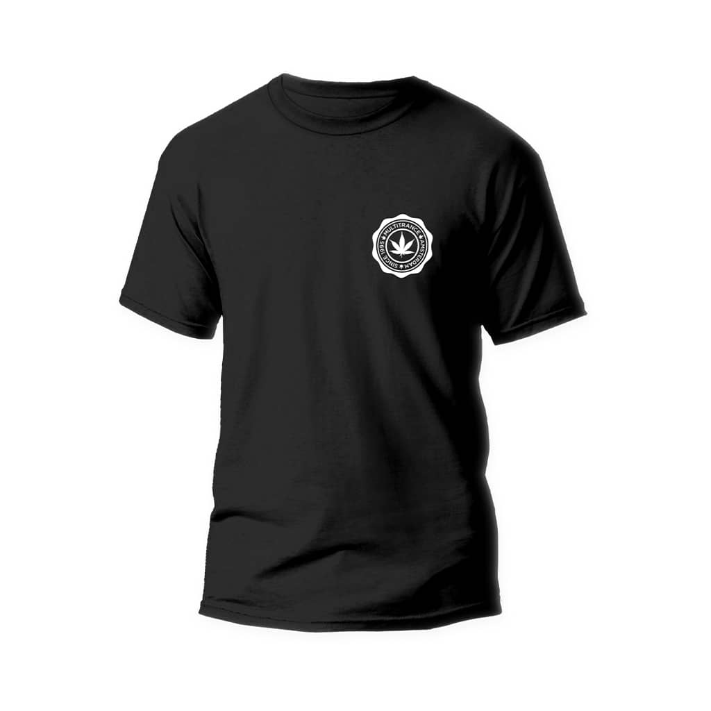Multitrance graphic t-shirt with logo