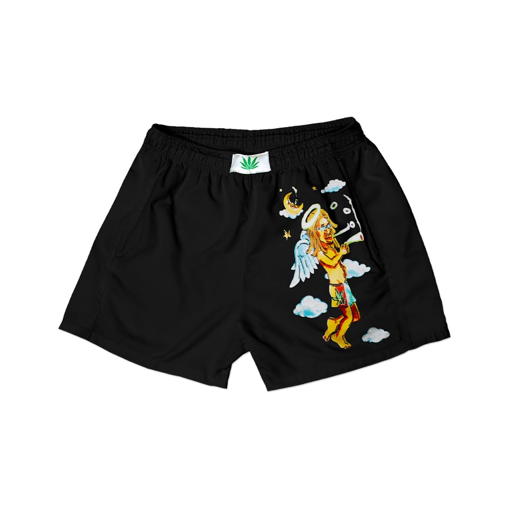Angel Rasta Boxer Shorts (Black)
