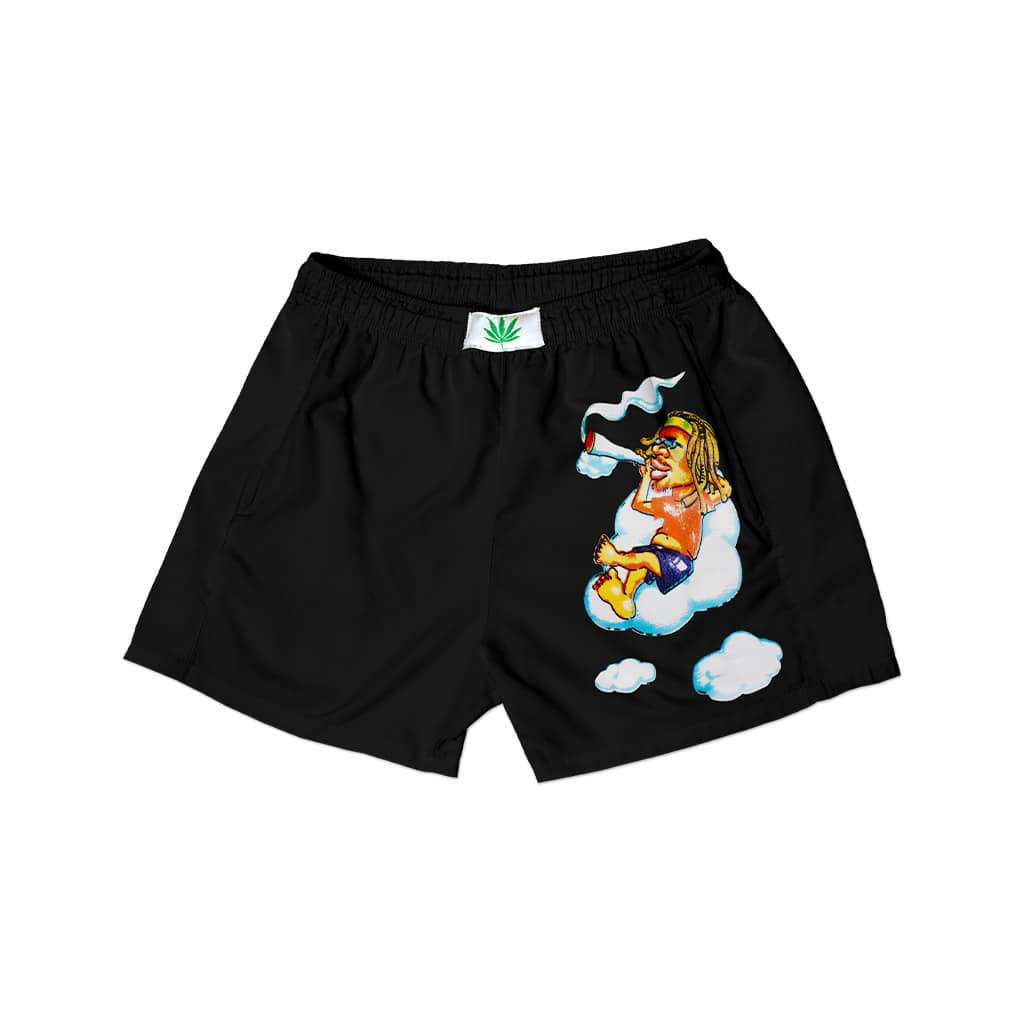 Cloud Rasta Boxer Shorts (Black)