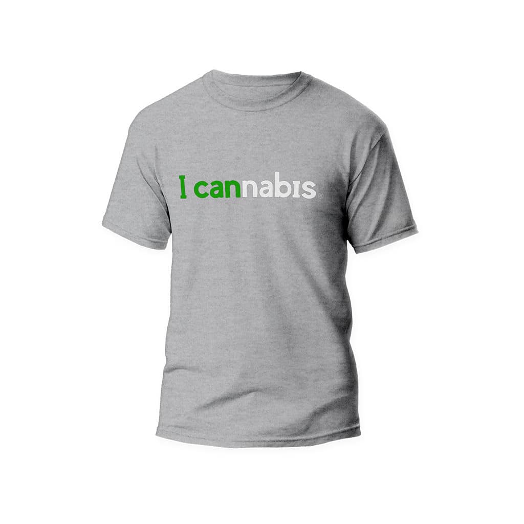 Men’s i cannabis T-shirt (Gray)