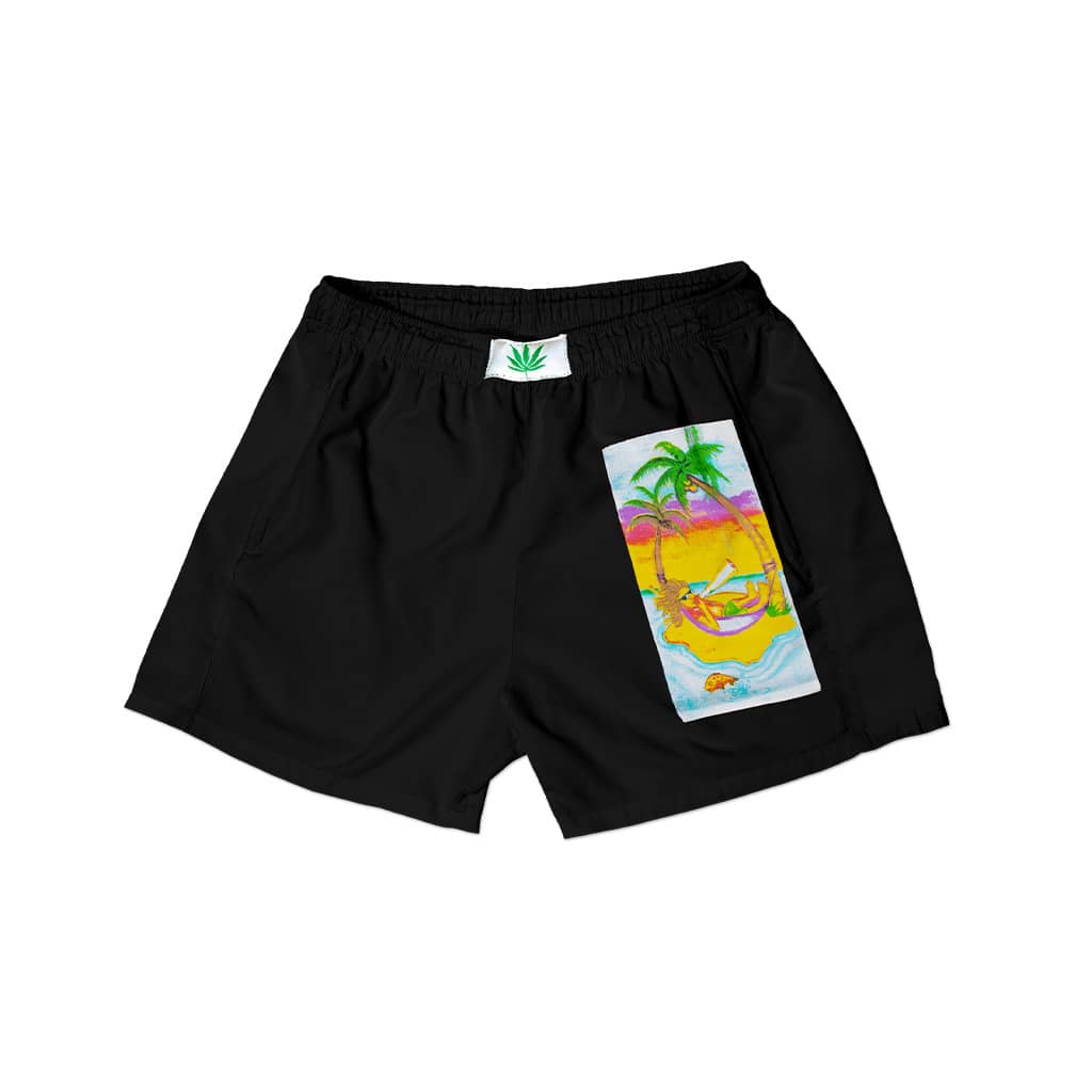 Island Boxer Shorts (Black)