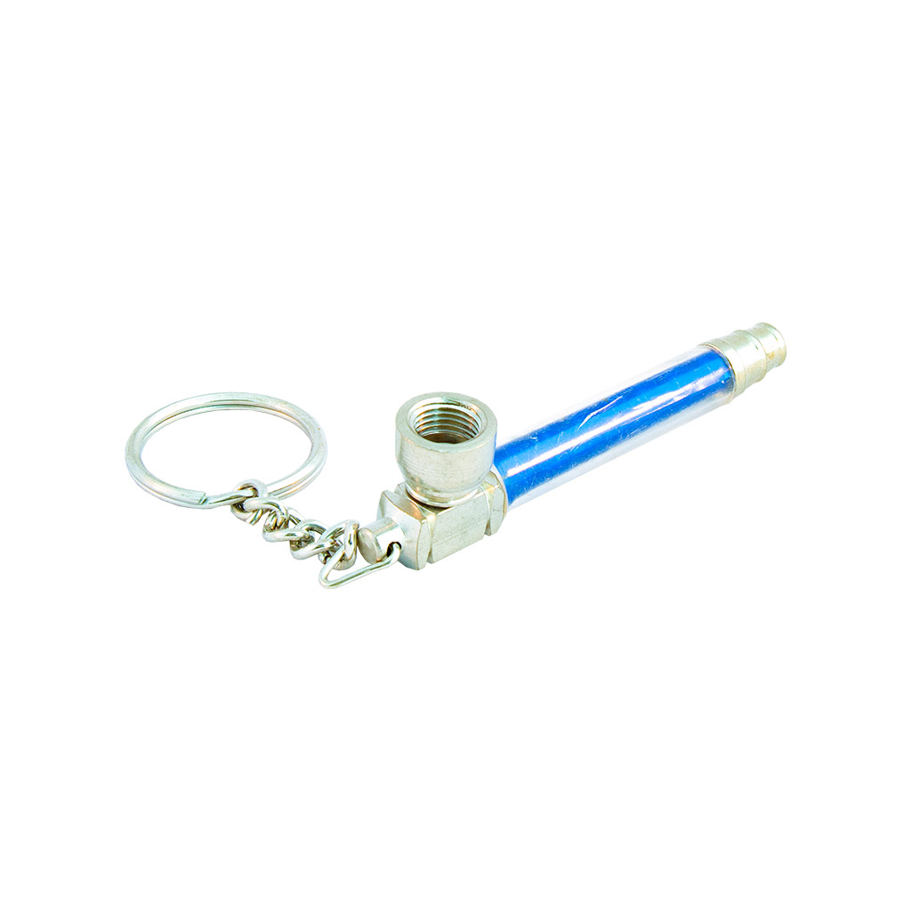 Smoking Pipe Keychain (Blue)