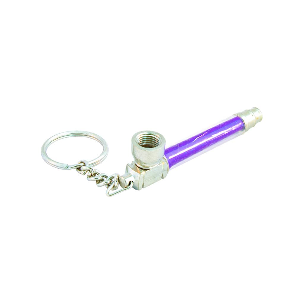 Smoking Pipe Keychain (Purple)