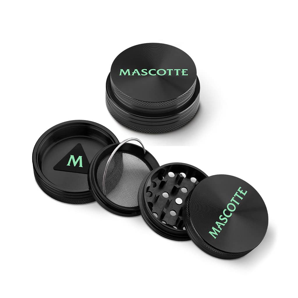 Mascotte 60mm 4 layer metallic grinder with diamond teeth