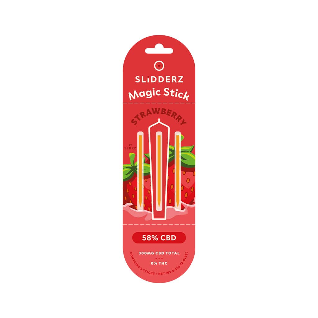 Slidderz Strawberry CBD Sticks (300mg)