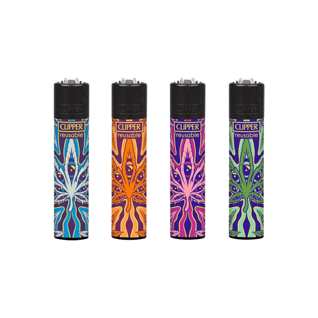 Clipper Lighters Psychedelic Leaf (Reusable)