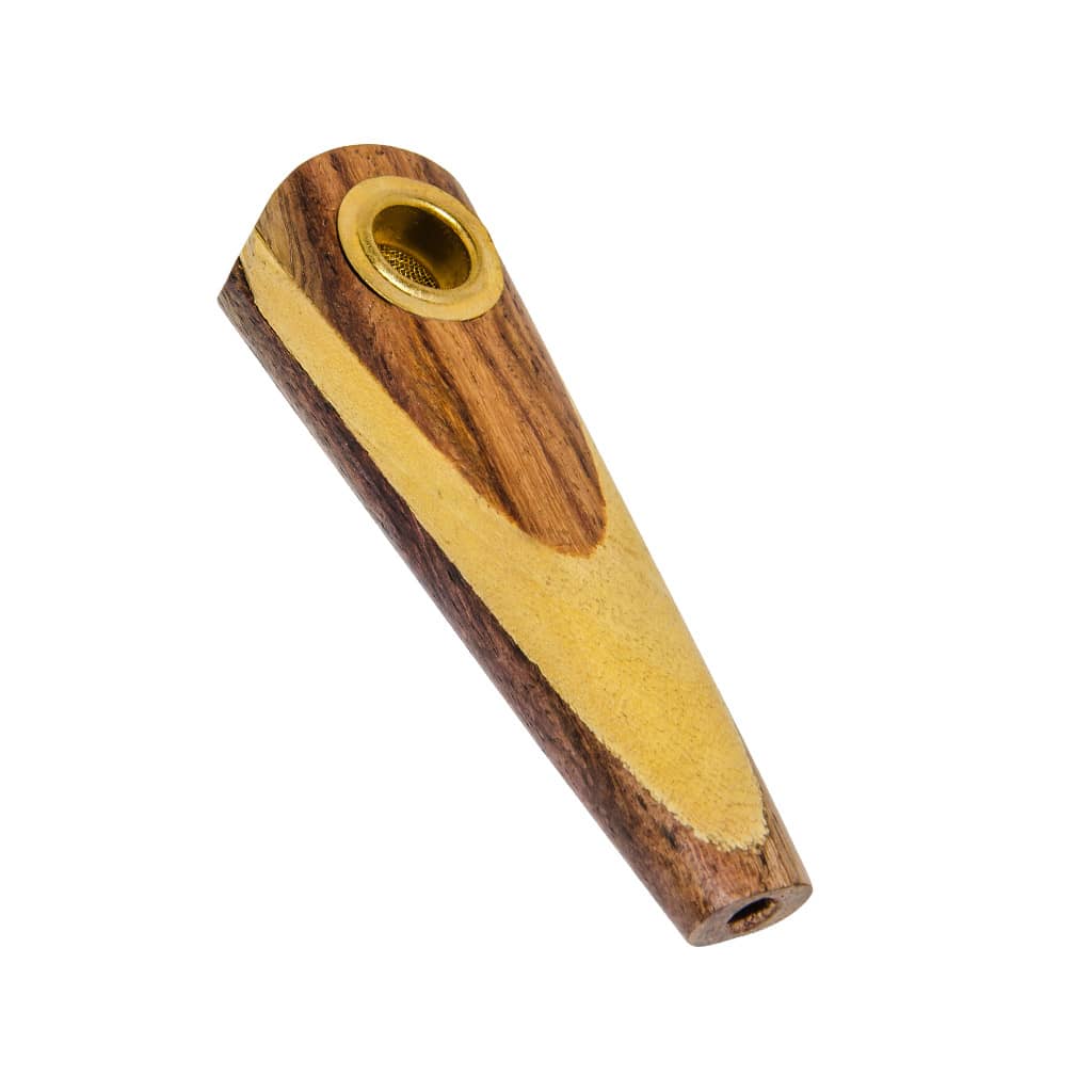 Wooden Pipe With Metal Burner MWP3